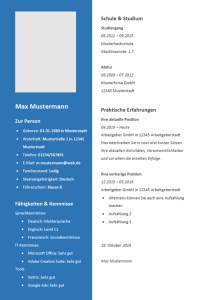 Lebenslauf-Vorlagen: Professionelle Muster 2020 kostenlos downloaden